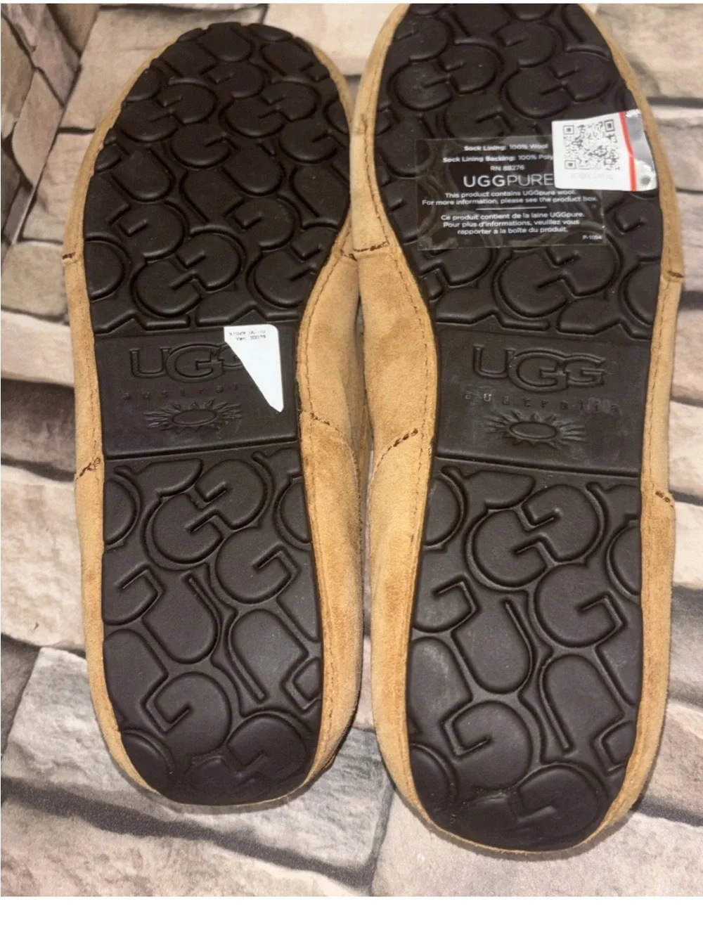 New UGG Boylan tassel loafer moccasins in a chestnut suede Sz 10